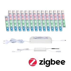 Zestaw taśma LED Zigbee i zasilacz Paulmann PL78885 5M 33W IP44 60LED RGBW