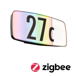 Kinkiet elewacyjny z miejscem na numer domu Paulmann PL94508 Sheera LED 6,5W RGBW IP44 Zigbee
