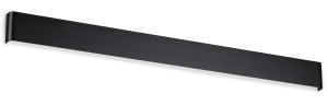 Długa czarna lampa ścienna liniowa kinkiet z emisją światła góra dół Ideal Lux 287591 Delta ap d110 3000K LED 37W 110cm