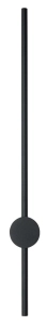 Czarna lampa ścienna smukły kinkiet liniowy Ideal Lux 265643 Essence ap d070 LED 12.5W 3000K 70cm