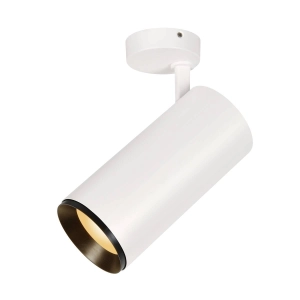 Biało czarna lampa sufitowa spot SLV 1005758 Numinos XL LED 27W 4000K 60stopni Dali