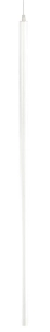 Smukła długa biała lampa wisząca walec Ideal Lux 142906 Ultrathin Round LED 11,5W 1250LM 3000K 51stopni 3cm x 308cm