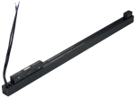 Czarny zasilacz wewnętrzny podwójny na dwa obwody do szynoprzewodów magnetycznych Azzardo AZ6232 Alfa 2Line 100W i 100W 56,3cm