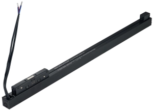 Czarny zasilacz wewnętrzny na dwa obwody z ściemnianiem do szynoprzewodu magnetycznego Azzardo AZ6352 Alfa 2Line 100W