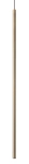 Smukła lampa wisząca punktowa mosiądz satynowany Ideal Lux 263700 Filo sp1 LED 3.5W 3000K 8cm