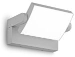 Szary kinkiet lampa zewnętrzna regulowana Ideal Lux 326863 Swipe ap LED 20.5W 3000K