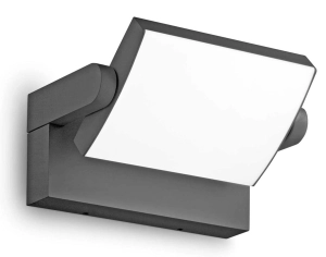 Antracytowy kinkiet lampa zewnętrzna regulowana Ideal Lux 287683 Swipe ap LED 20.5W 3000K