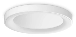 Biała lampa sufitowa duży plafon okrągły Ideal Lux 312354 Planet pl d50 LED 28W 3000K 50cm