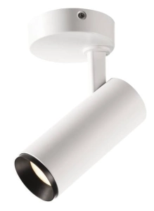 Biało czarna lampa sufitowa spot SLV 1004400 Numinos S LED 7,8W 3000K 60stopni Dali