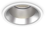 Lampa sufitowa zewnętrzna do zabudowy okrągła biały pierścień Ideal Lux 266503 Off fi 15W 4000K LED 11cm