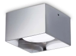 Kwadratowa lampa sufitowa chrom Ideal Lux 328799 Spike pl1 square GX53