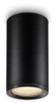 Czarna lampa sufitowa walec tuba Elkim Lighting 818301203 Leja LED 5W 4000K 38stopni 6cm x 11,5cm IP65