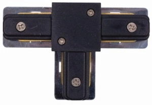 Czarny łącznik T do szynoprzewodów natynkowych 1-fazowych Elkim Lighting 750003