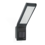 Naświetlacz wąski XLED Slim 7,2W 3000K 648LM IP44 Antracyt Czujnik Ruchu Zmierzchu Steinel ST012052 6,6cm x 24cm x 20cm