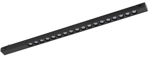 Czarna podłużna lampa diodowa na szynoprzewód magnetyczny Ultra Thin Nowodvorski 11306 Line LED 18W 3000K CRI90 30stopni 50cm