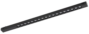 Czarna podłużna lampa diodowa na szynoprzewód magnetyczny Ultra Thin Nowodvorski 11332 Line LED 18W 4000K CRI90 30stopni 50cm