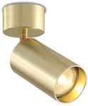 Złota lampa typu spot regulowana Elkim Lighting 401001005 Stala GU10