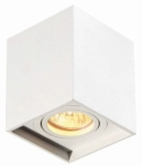 Biała lampa sufitowa prostokątna sześcian spot Elkim Lighting 303101002 Hamal GU10 9cm x 10cm