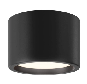 Czarna płytka lampa sufitowa wodoodporna łazienkowa spot Maytoni C090CL-10W3K-B Hydra LED 10W 3000K IP44 7cm x 10,5cm