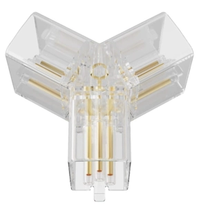 Łacznik potrójny 120 stopni z zasilaniem do konfigurowalnej lampy hexagon Light Prestige LP-0209 łącznik 3L 120 Geometric New