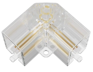 Łacznik L 90 stopni z zasilaniem do konfigurowalnej lampy hexagon Light Prestige LP-0209 łącznik L90 Geometric New