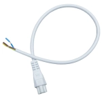 Biały kabel zasilający do konfigurowalnej lampy hexagon Light Prestige LP-0209 zasilanie 50cm Geometric New