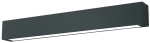 Czarna lampa sufitowa listwa do łazienki Light Prestige LP-7001/1C BK-93 24/4 Ibros LED 24W 4000K IP44 93cm
