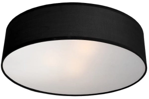 Lampa sufitowa plafon okrągły abażur czarny Light Prestige LP-81008/3C BK Alto 3xE14 40cm