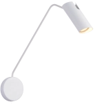 Lampa ścienna kinkiet biały reflektor tubka na długim ramieniu Light Prestige LP-17001/1WL WH Futuro GU10 38cm