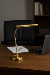 Lampa gabinetowa biurkowa Trio 579790104 Curtis LED 4W 3000K 35x18cm giętka dotykowa mosiądz