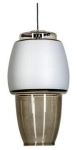 Lampa wisząca z szklanym dymno białym kloszem 4Concepts Z204110000 Ariel E27 251cm x 28cm