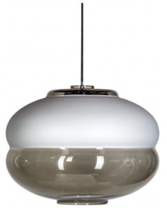Lampa wisząca z biało dymnym szklanym kloszem 4Concepts Z214110000 Miranda E27 45cm x 232cm