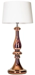 Lampa stołowa miedziana szklana podstawa z białym abażurem 4Concepts L203261230 Louvre E27 99cm x 45cm