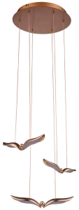 Lampa wisząca w stylu złotego znicza Step Into Design ST-DL8506 Gufo LED 20W 3000K