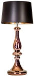 Lampa stołowa miedziana szklana podstawa i czarno miedziany abażur 4Concepts L203261255 Louvre E27 99cm x 45cm