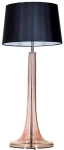 Lampa stołowa miedziana szklana podstawa i czarno biały abażur 4Concepts L214382229 Lozanna E27 94cm x 45cm