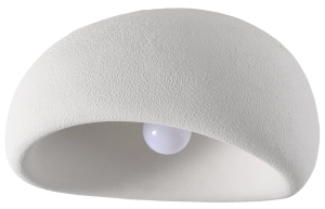Biały plafon z tworzywa sztucznego Step Into Design DN426-50C Stone E27 50cm