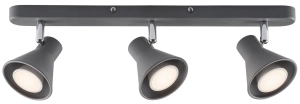 Lampa sufitowa punktowa listwa Nordlux 45780110 Eik 3xGU10 8x15x45cm Szary