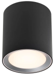 Czarna lampa sufitowa punktowa spot Nordlux 2110670103 Landon LED 6,5W 2700K IP44 ściemniacz 14x12,5cm