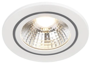 Lampa sufitowa Podtynkowa Nordlux 2110350101 Alec LED 6,1W 3000K IP44 ściemniacz 9,5cm biały