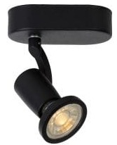 Mała czarna lampa spot na żarówkę GU10 Lucide 11903/05/30 Jaster