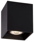 Czarna lampa sufitowa sześcian na żarówkę GU10 Lucide 09101/01/30 Bodi 9,5 x 8,25 cm