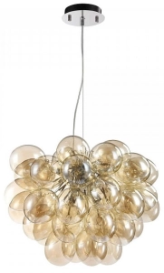 Lampa Wisząca Żyrandol Złote Kule Maytoni MOD112-08-G Balbo 8xG9 50cm x 170cm złoty