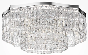 Kryształowa lampa sufitowa plafon Maytoni DIA005CL-10CH Dune 10xE14 25cm x 60cm