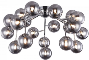 Lampa Sufitowa Szklane Kule Maytoni MOD545PL-20CH Dallas 20xG9 75cm x 25cm chrom