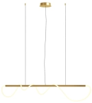 Lampa Wisząca Listwa 140cm Maytoni MOD166PL-L30G3K Tau LED 30W 1250LM 3000K złoty