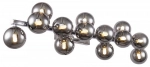 Lampa ścienna Kinkiet Szklane Kule Maytoni MOD547WL-13CH Dallas 13xG9 95cm x 24cm chrom