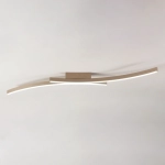 Piaskowa lampa sufitowa dwie listwy ledowe Vivida International 0097.20.SA WN Hyperbola LED 40W 3000K-4000K 120cm