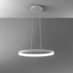 Lampa wisząca kolor tytanowy obręcz 60cm ściemnialna Vivida International 0095.30.TI DIM WN Lifering-O LED 40W 3000K-4000K