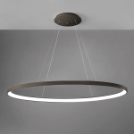 Lampa wisząca w kolorze brązu obręcz 120cm ściemnialna Vivida International 0095.32.BZ DIM WN Lifering-O LED 80W 3000K-4000K